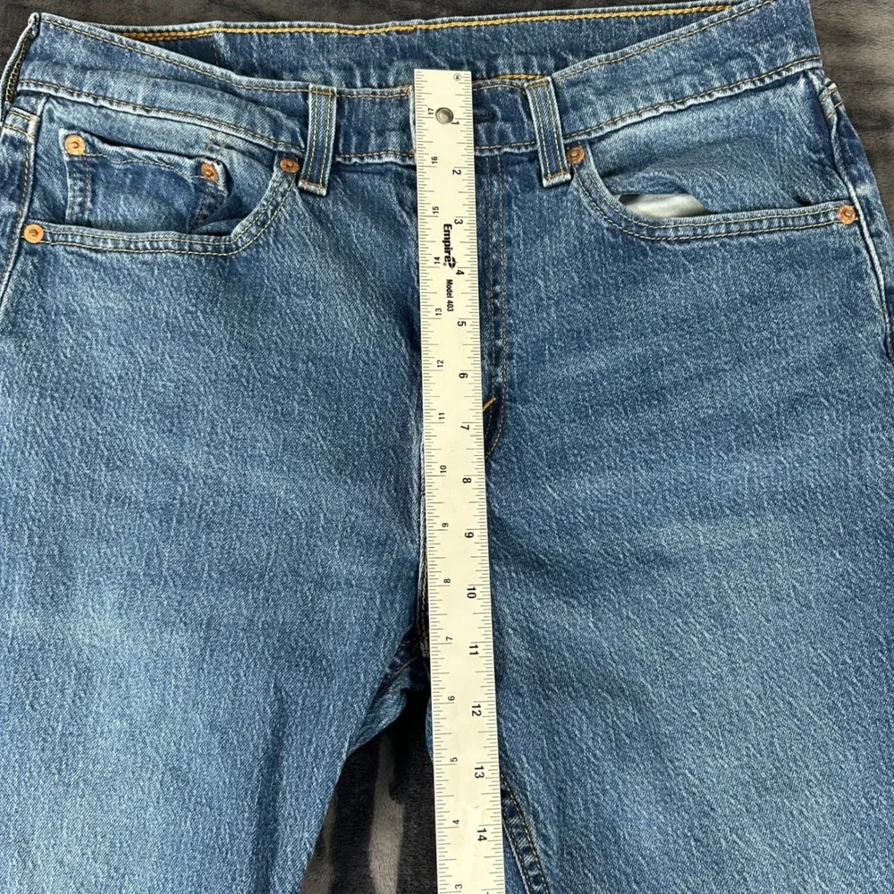 Levis 505 Regular Fit Jeans Mens 32x30 Blue Straight Leg Denim 00505-3172